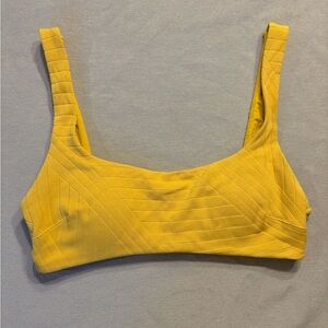 yellow aerie swim top
